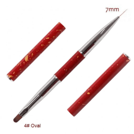 Pensula Doua Capete Liner si Gel-LG01