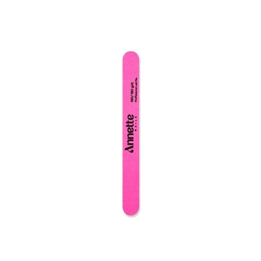 Set Pile Unghii din Lemn Ovale 10 buc 180/180 grit Roz Annette Nails PWD-01-180/180P-S10