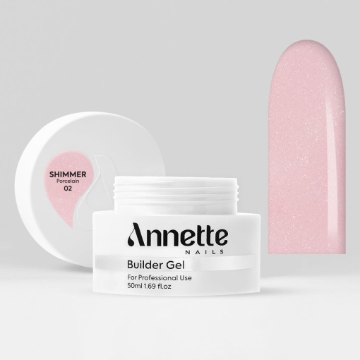 Gel Constructie Shimmer Porcelain ANNETTE NAILS - 50ml