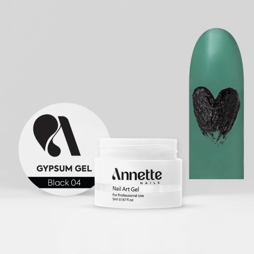 Gypsum Gel Black 04 - 5 ml Annette Nails GG-04