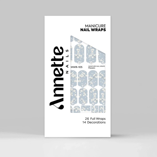 Nail Wraps Manichiura Flowers 105 Annette Nails MWR-105