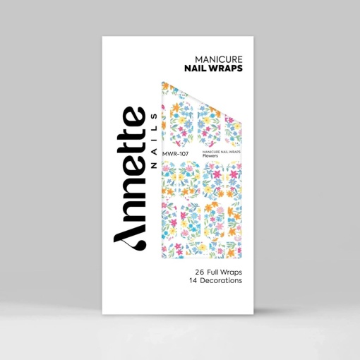 Nail Wraps Manichiura Flowers 107 Annette Nails MWR-107