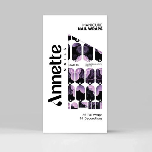 Nail Wraps Manichiura Flowers 115 Annette Nails MWR-115