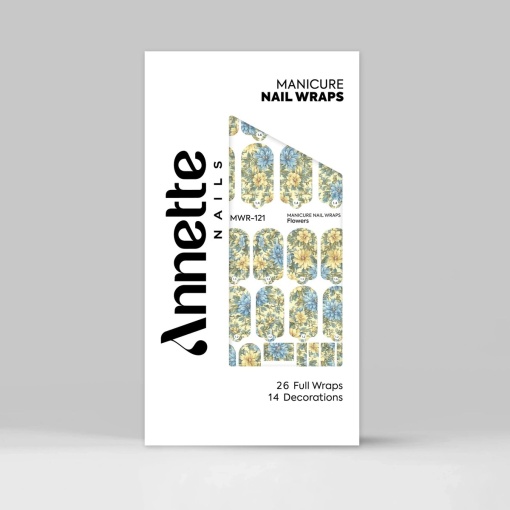 Nail Wraps Manichiura Flowers 121 Annette Nails MWR-121
