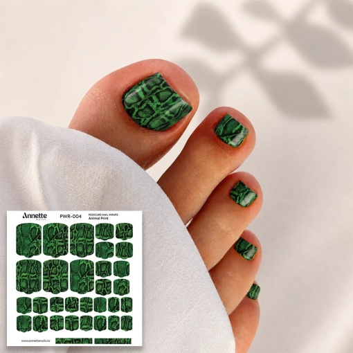 Nail Wraps Pedichiura Animal Print 4 Annette Nails PWR-004