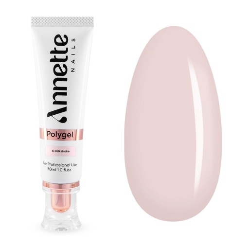 Polygel Cover 6 Milkshake ANNETTE NAILS - 30ml