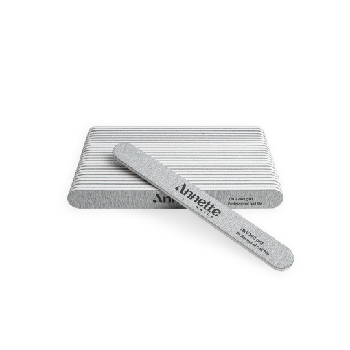 Set Pile Unghii Ovale 25 buc 180/240 grit Zebra Annette Nails POZ-06-180/240-S25