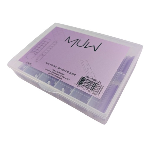 Tipsuri Reutilizabile Natural Square Full Cover MUW - 140 buc