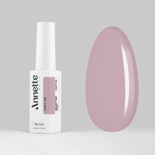 Top Coat Milky Cream MWT-03 - 8ml Annette Nails