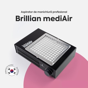 Aspirator Unghii Manichiura Brillian MEDIAIR Saeshin 60W 4600RPM – Black - Img 1