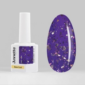 Baza Rubber Glass Flakes 4 - 12ml Annette Nails GF-04 - Img 2