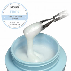 Gel autonivelant MACKS Fiber Champagne White -15g