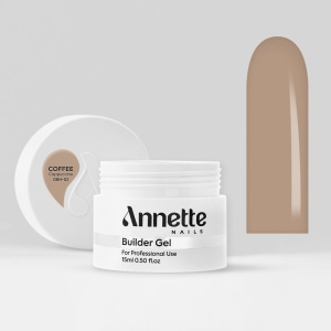 Gel Constructie Half Clear Coffee Cappuccino ANNETTE NAILS - 15ml - Img 2