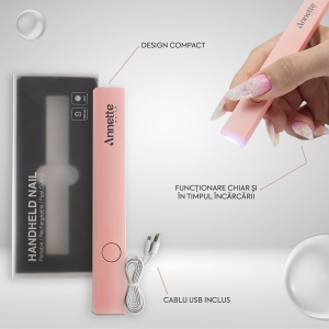 Lampa UV Mini Portabila Annette Nails, 3W - Img 2