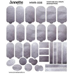 Nail Wraps Manichiura Animal Print 8 Annette Nails MWR-008 - Img 1