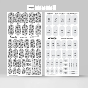 Nail Wraps Manichiura Flowers 109 Annette Nails MWR-109 - Img 3