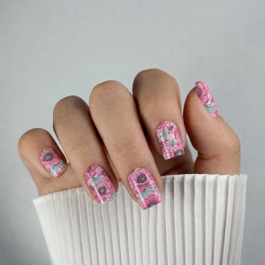 Nail Wraps Manichiura Flowers 120 Annette Nails MWR-120 - Img 5