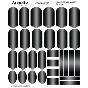 Nail Wraps Manichiura Ombre 250 Annette Nails MWR-250 - Img 2