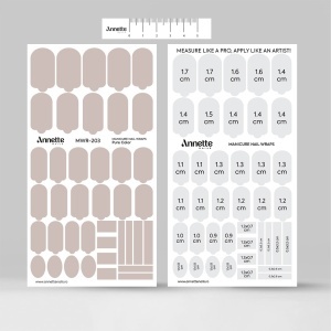 Nail Wraps Manichiura Pure Color 203 Annette Nails MWR-203 - Img 3