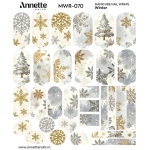 Nail Wraps Manichiura Winter 70 Annette Nails MWR-070 - Img 1