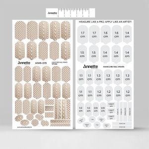 Nail Wraps Manichiura Winter 79 Annette Nails MWR-079 - Img 3