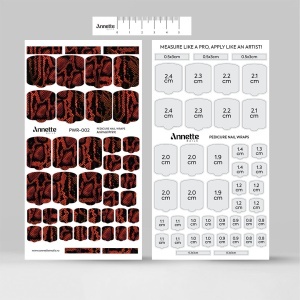 Nail Wraps Pedichiura Animal Print 2 Annette Nails PWR-002 - Img 3