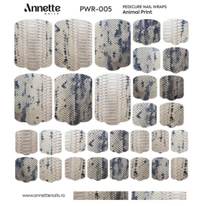 Nail Wraps Pedichiura Animal Print 5 Annette Nails PWR-005 - Img 2