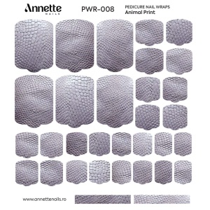 Nail Wraps Pedichiura Animal Print 8 Annette Nails PWR-008 - Img 2