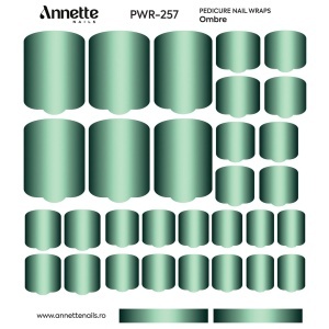 Nail Wraps Pedichiura Ombre 257 Annette Nails PWR-257 - Img 1