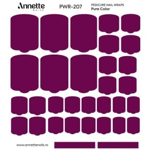 Nail Wraps Pedichiura Pure Color 207 Annette Nails PWR-207 - Img 1