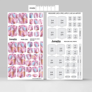 Nail Wraps Pedichiura Summer 30 Annette Nails PWR-030 - Img 4