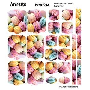 Nail Wraps Pedichiura Summer 32 Annette Nails PWR-032 - Img 1