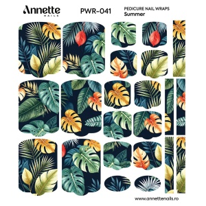 Nail Wraps Pedichiura Summer 41 Annette Nails PWR-041 - Img 2