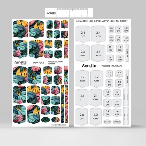 Nail Wraps Pedichiura Summer 43 Annette Nails PWR-043 - Img 4