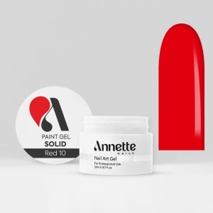 Painting Gel Solid Red 10 Wipe ANNETTE NAILS -5ml - Img 2