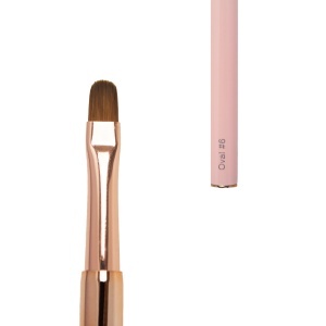 Pensulă dublă manichiură gel Annette Nails, Oval 6 - Limbă de pisică 6 - Img 4
