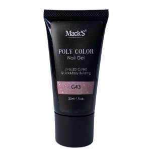 Polygel Color MACKS G43 -30ml - Img 1