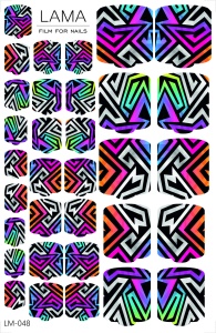Sticker Nail Wraps LM-048