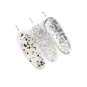 Top Coat AnnetteNails Velvet black dots 1 no wipe VD-01 - 12ml - Img 6