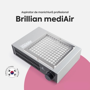Aspirator Unghii Manichiura Brillian MediAir SAESHIN 60W 4600RPM – Silver - Img 1