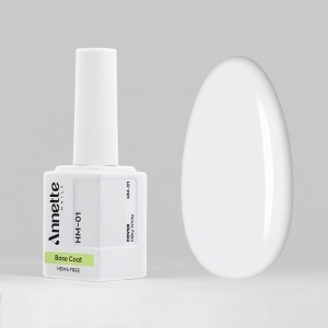 Baza Rubber Hema Free Cover Milky White - 12ml Annette Nails HM-01 - Img 2
