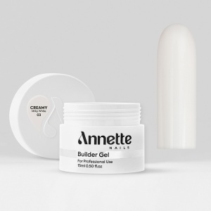 Gel Constructie Creamy Milky White ANNETTE NAILS - 15ml - Img 2