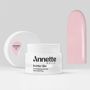 Gel Constructie Shimmer Porcelain - 15ml Annette Nails GBS-02-15 - Img 2