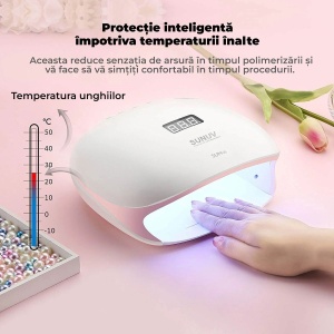 Lampă unghii LED/UV SUN 4S Smart 2.0 - Img 6