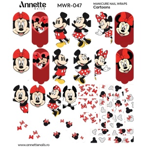 Nail Wraps Manichiura Cartoons 47 Annette Nails MWR-047 - Img 2