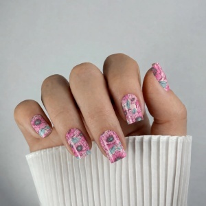 Nail Wraps Manichiura Flowers 120 Annette Nails MWR-120 - Img 4