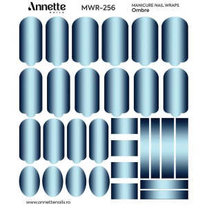Nail Wraps Manichiura Ombre 256 Annette Nails MWR-256 - Img 2