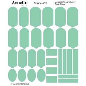Nail Wraps Manichiura Pure Color 213 Annette Nails MWR-213 - Img 1