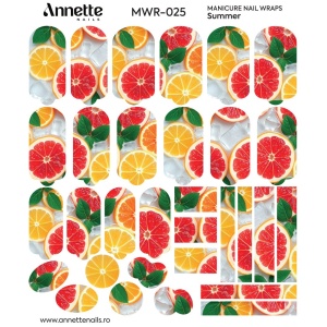 Nail Wraps Manichiura Summer 25 Annette Nails MWR-025 - Img 2
