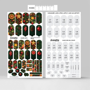 Nail Wraps Manichiura Winter 73 Annette Nails MWR-073 - Img 4